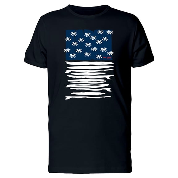 Palms Usa Beach Surfboards T-Shirt Men -Image by Shutterstock, Male Small