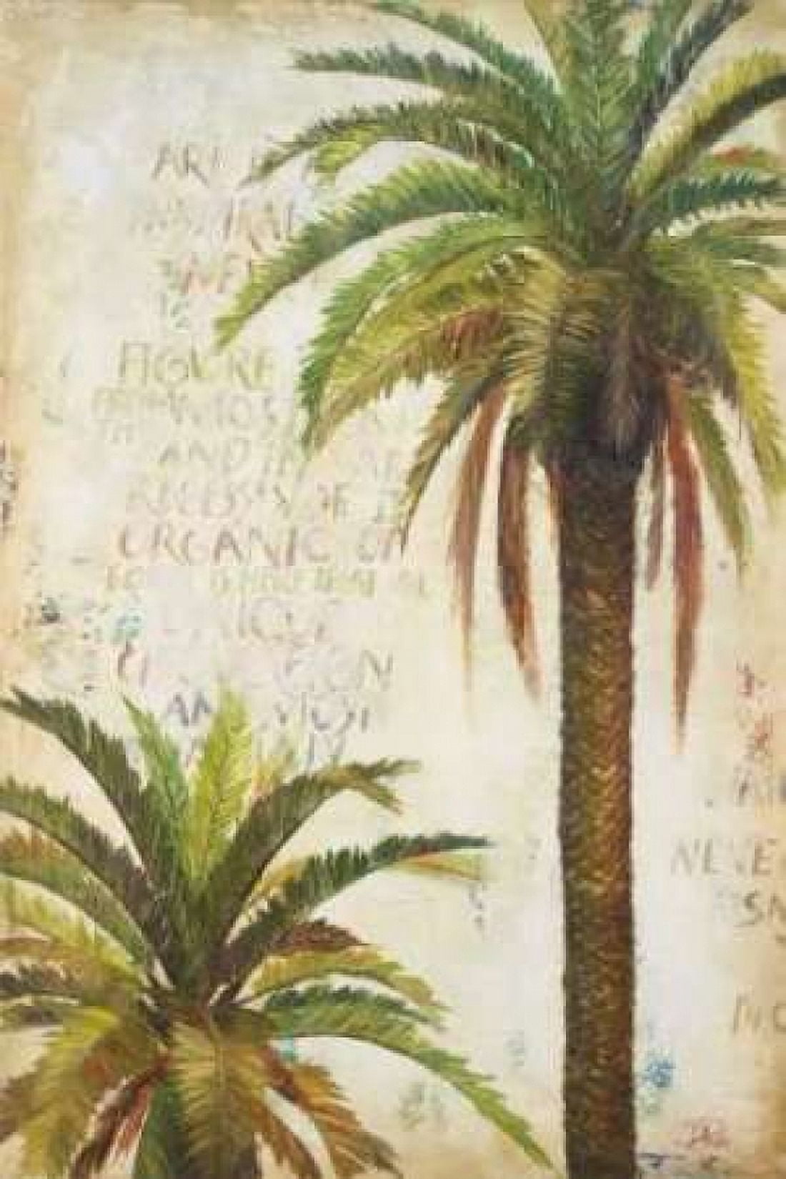Palms and Scrolls I Canvas Art - Patricia Pinto (24 x 36)