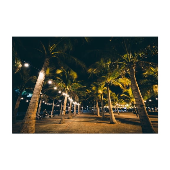 Palms in Pasay - Manila Philippines Photography Unframed Wall Art Print 16 x 24 inches