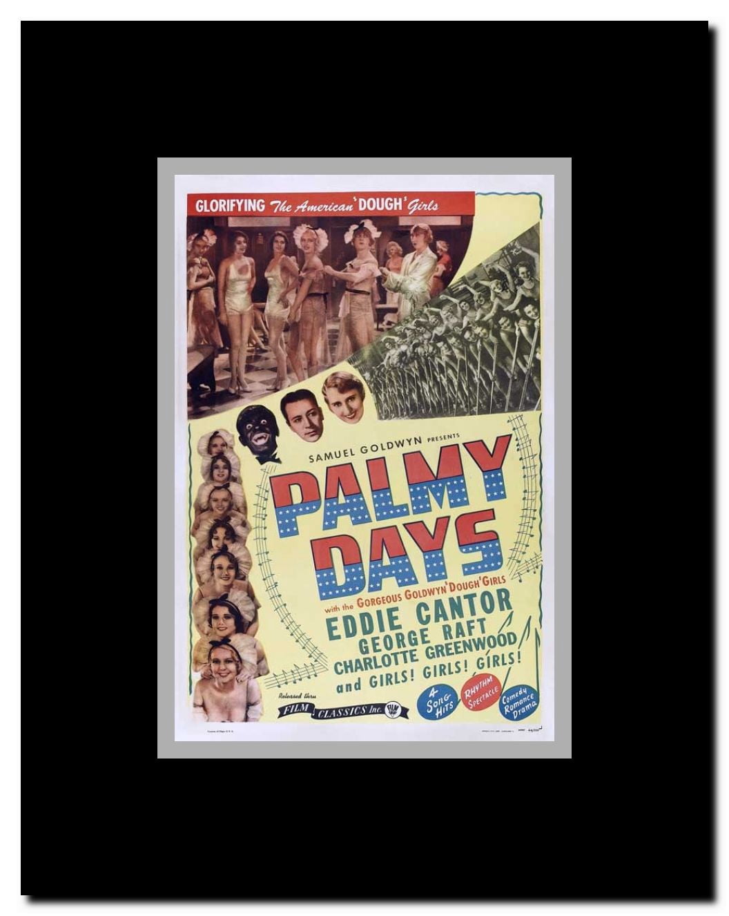 Palmy Days Framed Movie Poster