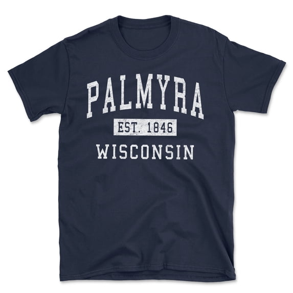 Palmyra Wisconsin Classic Established Men's Cotton T-Shirt