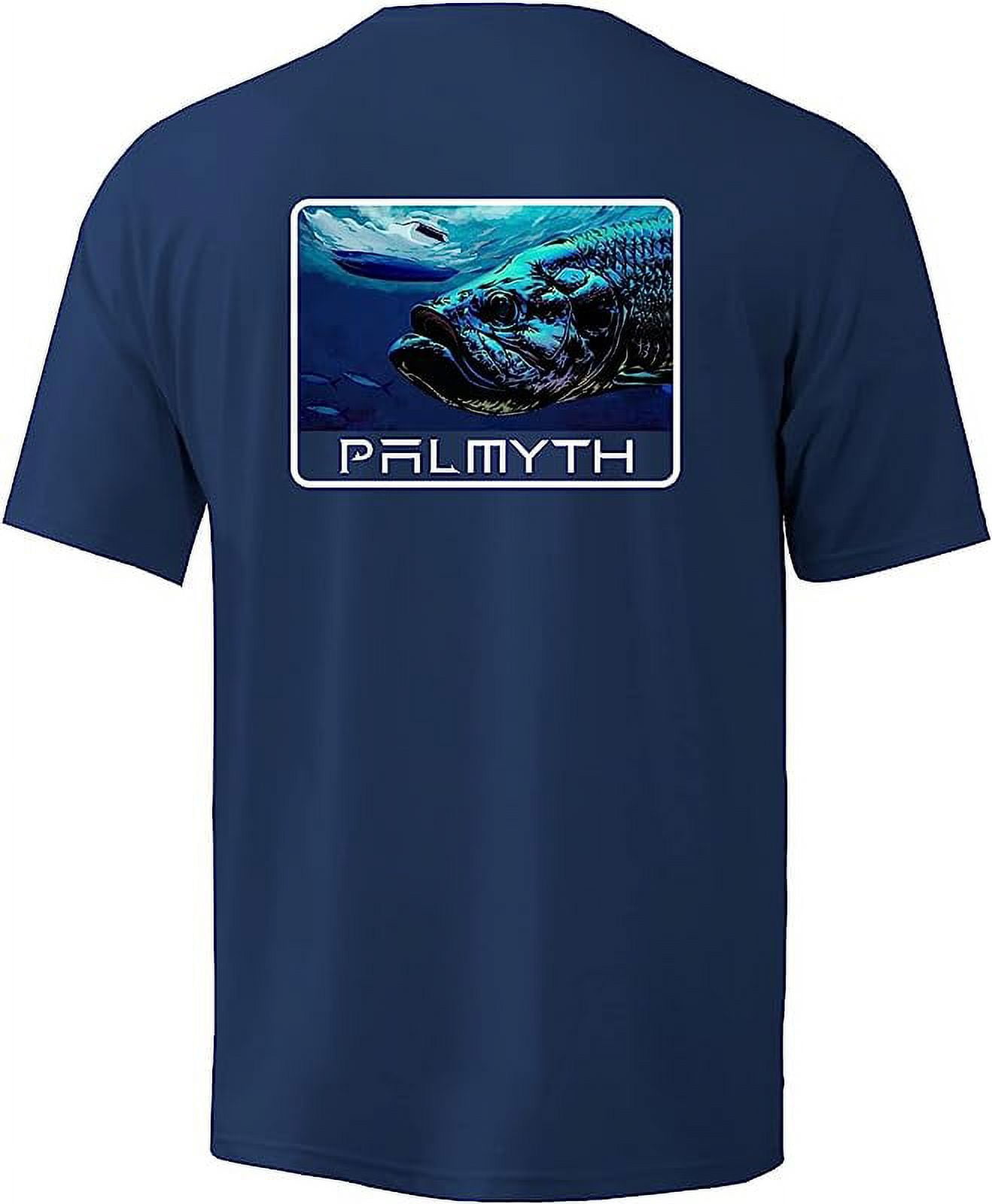 Palmyth Fishing Shirts for Men Long Sleeve UPF 50+ T Shirt Sun Protection  Tee