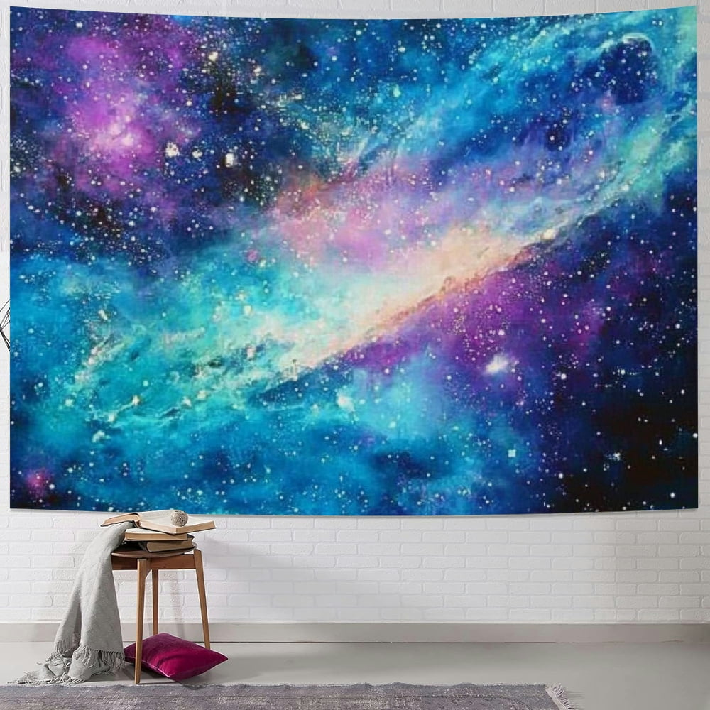 Palnkart Galaxy Stars Space Art Tapestry Wall Hanging Unique Style for ...