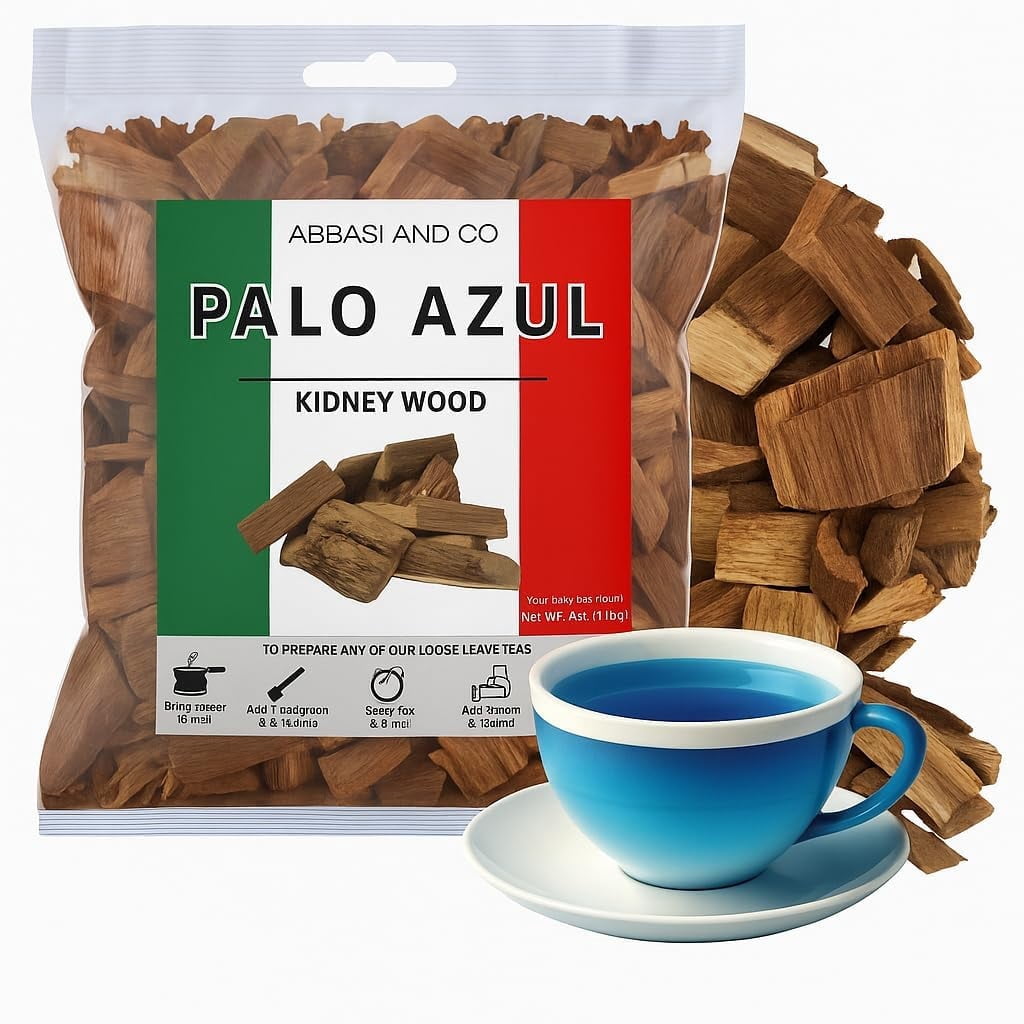 Palo Azul Herbal Tea | Kidneywood (Blue Stick) Te Herbal | Loose Leaf Wildcrafted Kidney Wood Tea | All Natural Tea, non-GMO. Imported from Mexico (5oz)
