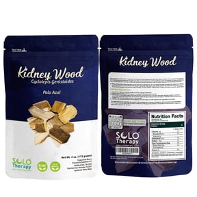 Palo Azul Tea - 4 oz Blue Stick Bark & Wood Chips, Kidney Wood, Resealable Bag, Product of Mexico, Packaged in USA