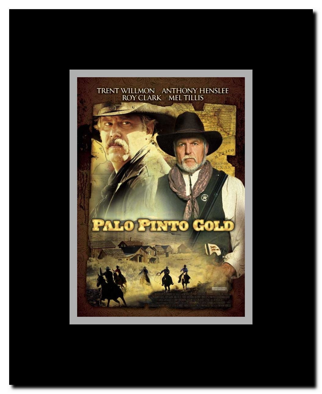 Palo Pinto Gold Framed Movie Poster