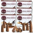thumbnail image 1 of Palo Santo Backflow Incense Cones - 60 Cones, Six Packs of 10, Waterfall Effect, 1 of 8