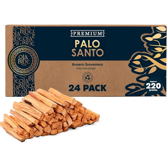 Palo Santo Smudging Sticks (Approx 240 Grams|8 Oz) from Peru -100% Natural Incense, Premium High Resin for Spiritual Cleansing-Substantially Hand-Picked Ethically Wild Harvested-Sustainable Packaging