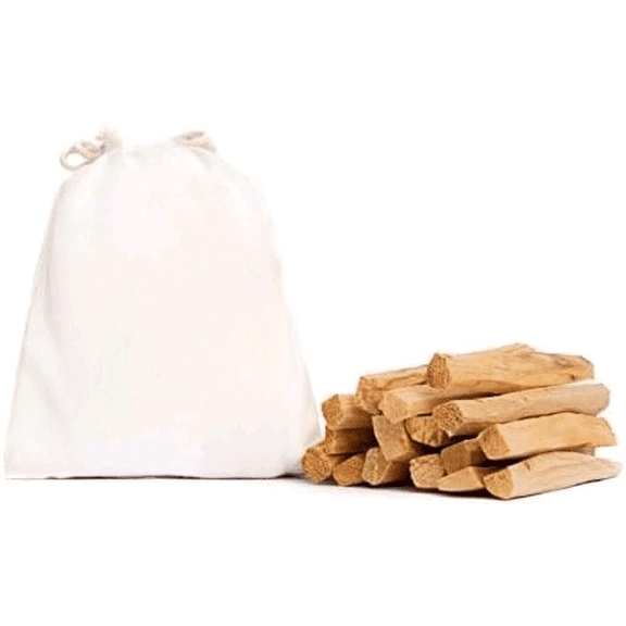 Palo Santo Sticks from Peru Sustainably Wild Harvested Quality Hand Picked 100 Grams Authentic Smudge Sticks Includes a Reusable Drawstring Bag.$$Home Decor, Kitchen, & Other