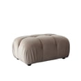 thumbnail image 1 of Paloma Rectangle Ottoman in Mink Tan Velvet by Diamond Sofa, 1 of 10