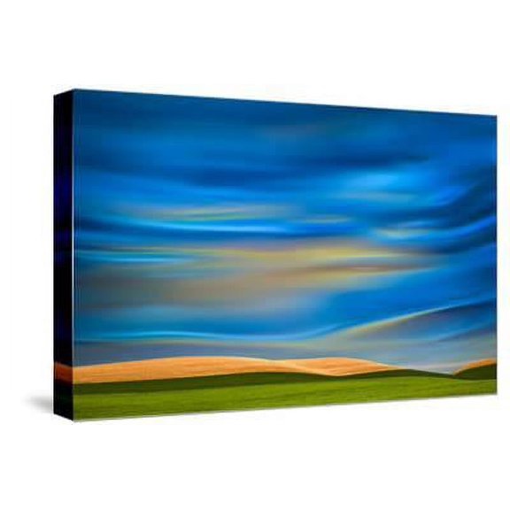 Palouse Abstract 1, Abstract Scenic Stretched Canvas Wall Art by Ursula Abresch Sold by Art.Com