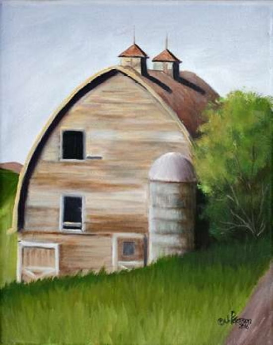 Palouse Barn Canvas Art - Julie Peterson (22 x 28)