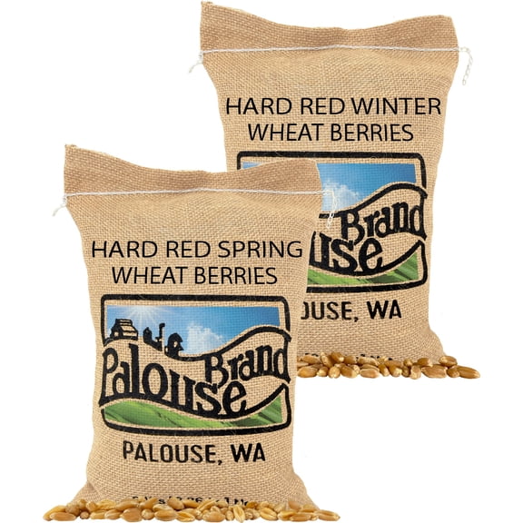 Palouse Brand Certified Glyphosate Free Hard Red Spring and Winter Wheat Berries | 10 lbs