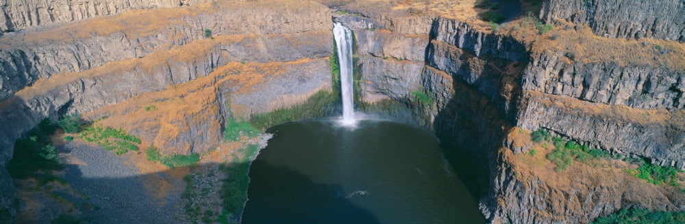 Palouse Falls State Park near Washtucna Washington Canvas Art - Panoramic Images (27 x 9)