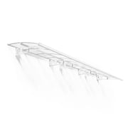 Palram-Canopia 22 x 5 ft. Bordeaux 6690 Awning Kit, White & Mist