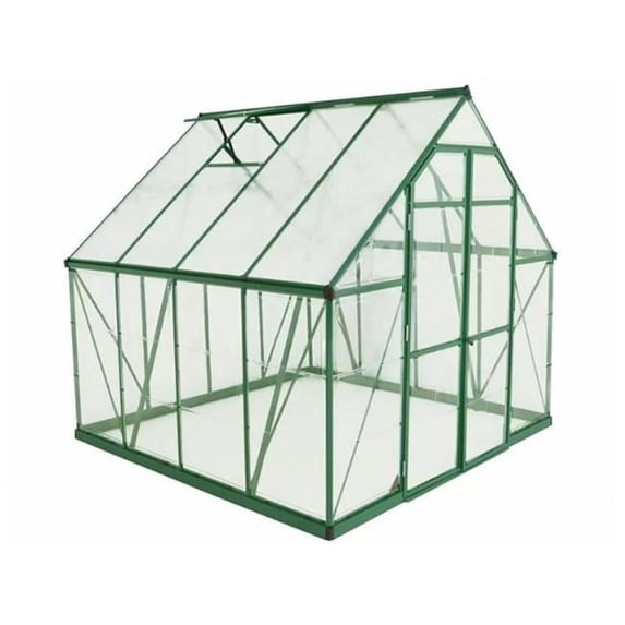 Palram - Canopia 8 x 8 ft. Canopia Balance Greenhouse, Green