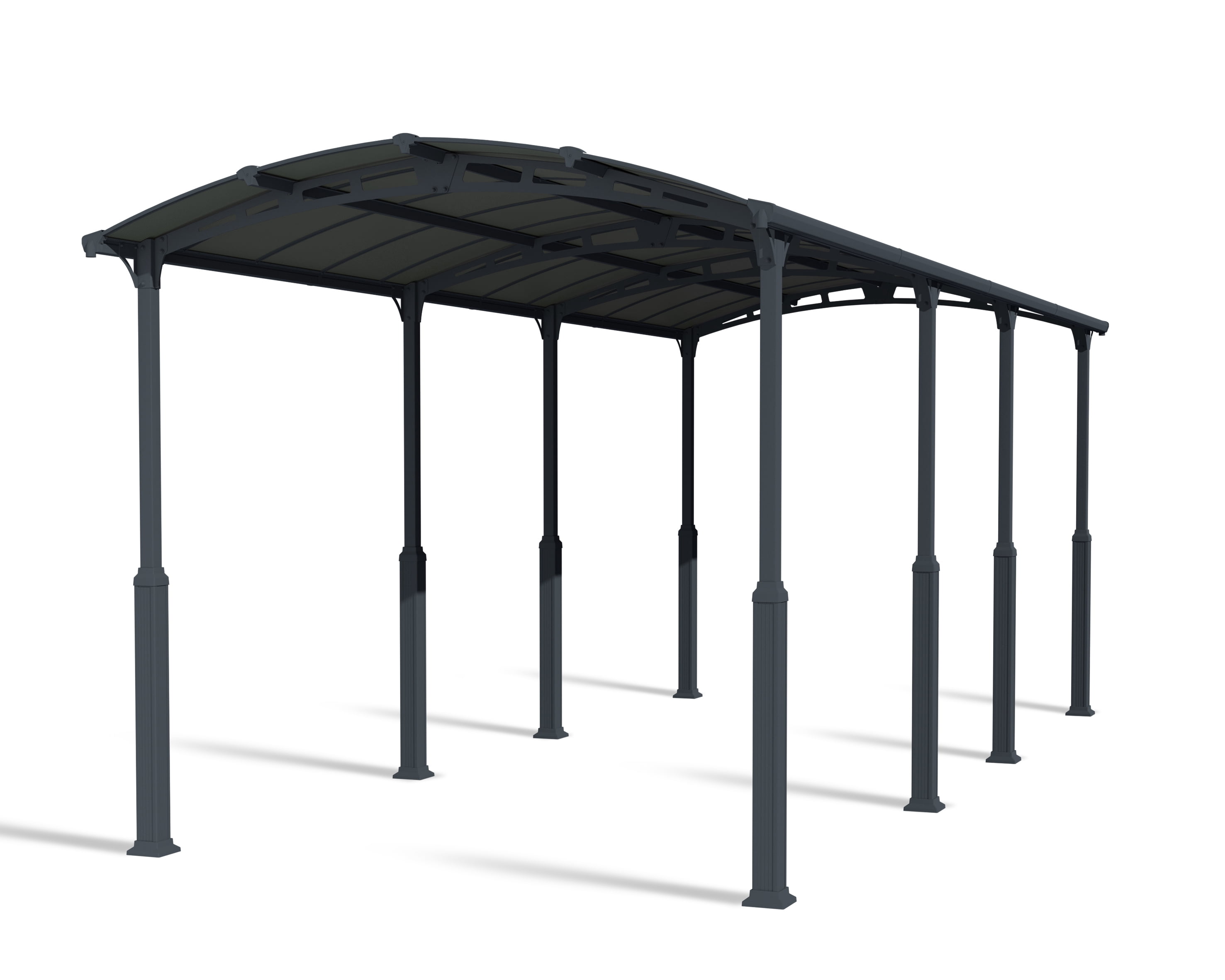 Canopia Palram - Canopia Arcadia Alpine 12' x 28' Polycarbonate/Galvanized ...