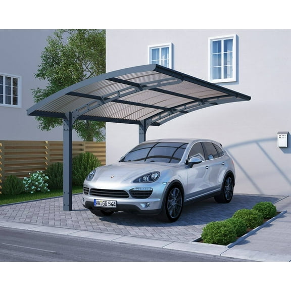 Palram - Canopia Arizona Wave 5000 10' x 16' Carport - Gray