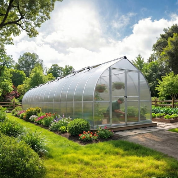 Palram - Canopia Bella 8' x 32' Greenhouse