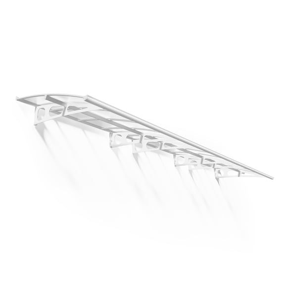 Palram - Canopia Bordeaux 8920 29' x 5' Awning - White/Mist