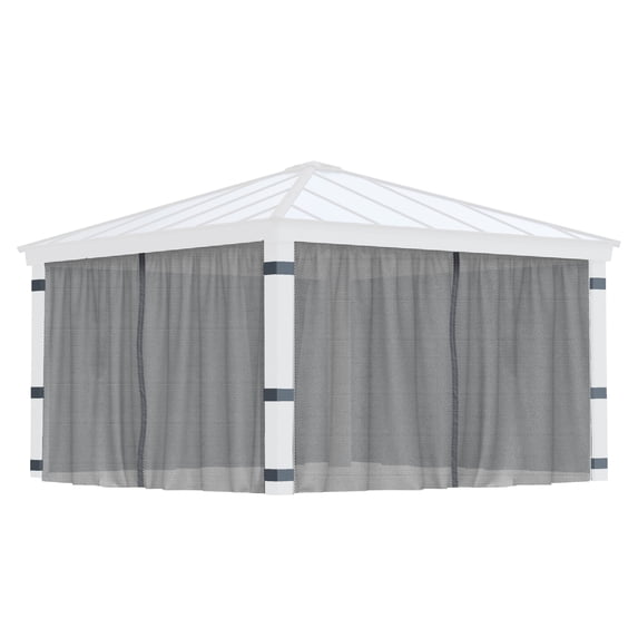 Palram - Canopia Dallas 14' x 14' Netting Set - 4 Piece