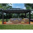 thumbnail image 1 of Palram - Canopia Dallas 4900 16' x 12' Polycarbonate/Aluminum Gazebo - Gray, 1 of 14