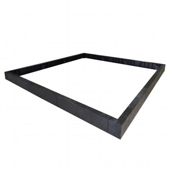Palram - Canopia EcoGrow Greenhouse Base Kit 6' x 10' - Black