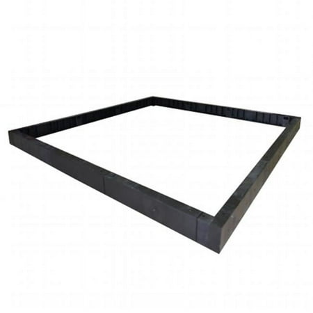 Palram - Canopia EcoGrow Greenhouse Base Kit 6' x 8' - Black