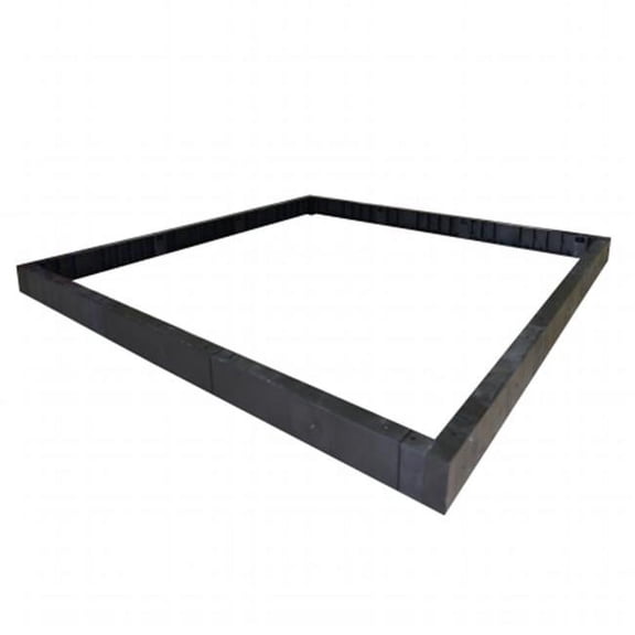 Palram - Canopia EcoGrow Greenhouse Base Kit 6' x 8' - Black