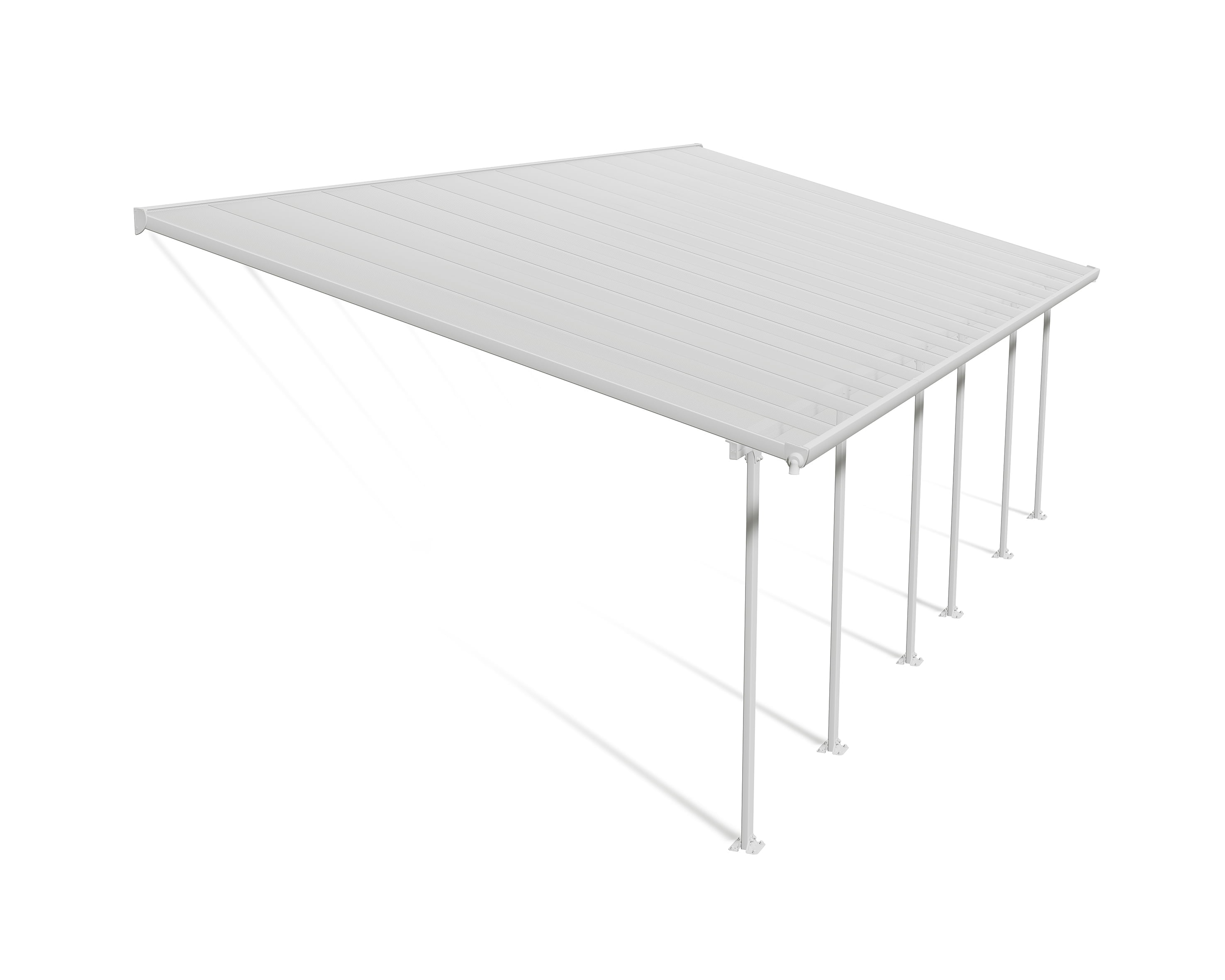 Canopia Palram - Canopia Feria 13' x 28' Outdoor Polycarbonate/Aluminum Patio ...