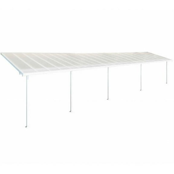 Palram - Canopia  Feria Patio Cover - White - 10ft. x 28ft.