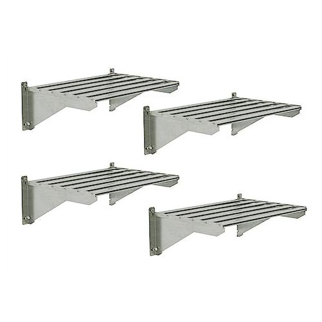 Palram Canopia Heavy Duty Greenhouse Shelf Bundle (4 piece)