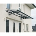 thumbnail image 1 of Palram - Canopia Herald 4460 7' x 5' Polycarbonate/Galvanized Steel Awning - Gray/Mist, 1 of 10