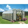 thumbnail image 1 of Palram - Canopia Hobby Gardener 8' x 20' Twin-Wall Walk-In Greenhouse - Green - with 4 Roof Vents, 1 of 13
