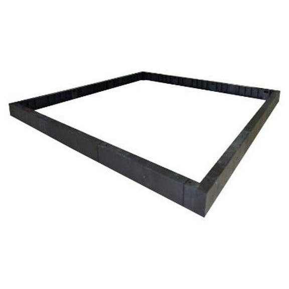 Palram - Canopia Hobby/Grand Gardener and Prestige Greenhouse Base Kit 8' x 8' - Black