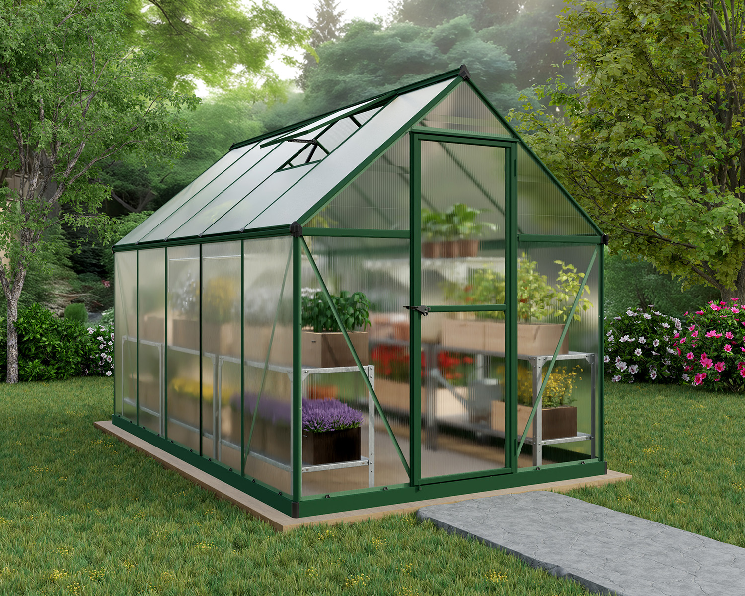 Free Shipping! Palram - Canopia Mythos 6' x 10