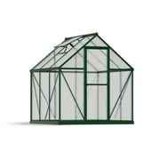Palram - Canopia Mythos 6' x 6' Polycarbonate/Aluminum Walk-In Greenhouse – Green - with Roof Vent