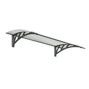 Palram - Canopia Neo 1350 4' x 3' Polycarbonate/Polymer Awning - Gray/Mist