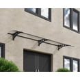 thumbnail image 1 of Palram - Canopia Neo 2700 9' x 3' Polycarbonate/Polymer Awning - Gray/Mist, 1 of 8