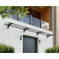 thumbnail image 1 of Palram - Canopia Neo 4050 13' x 3' Polycarbonate/Polymer Awning - Gray/Mist, 1 of 8
