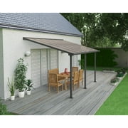 Palram - Canopia Olympia 10 x 14 Patio Cover - Gray/Bronze