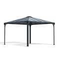 thumbnail image 1 of Palram - Canopia Palermo 3600 12' x 12' Polycarbonate/Aluminum Gazebo - Gray, 1 of 9