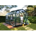 thumbnail image 1 of Palram - Canopia Prestige 8' x 12' Clear Walk-In Greenhouse - Green - with Accessories Package, 1 of 11
