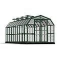 thumbnail image 1 of Palram - Canopia Prestige 8' x 20' Clear Walk-In Greenhouse - Green - with Accessories Package, 1 of 8
