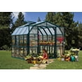 thumbnail image 1 of Palram - Canopia Prestige 8' x 8' Clear Walk-In Greenhouse - Green - with Accessories Package, 1 of 11