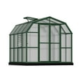thumbnail image 1 of Palram - Canopia Prestige 8' x 8' Twin-Wall Walk-In Greenhouse - Green - with Accessories Package, 1 of 11