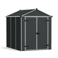 thumbnail image 1 of Palram - Canopia Rubicon 6' x 8' Polycarbonate/Aluminum Shed - Gray, 1 of 14