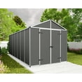 thumbnail image 1 of Palram - Canopia Rubicon 8' x 17' Polycarbonate/Aluminum Shed - Gray, 1 of 10