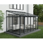 Palram - Canopia SanRemo 10' x 14' Patio Enclosure - Gray/Clear