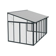 Palram - Canopia SanRemo 10' x 14' Patio Enclosure - Gray/Clear